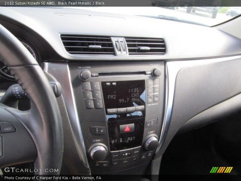 Black Pearl Metallic / Black 2012 Suzuki Kizashi SE AWD