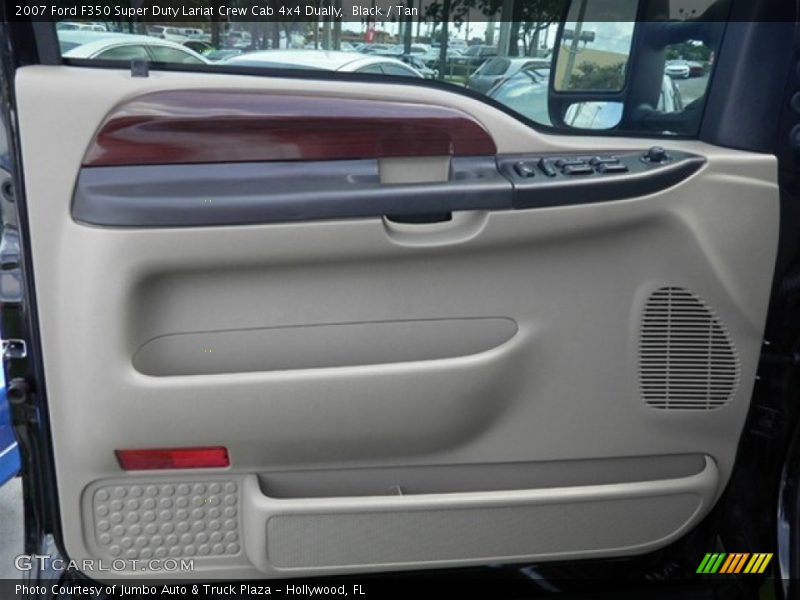Black / Tan 2007 Ford F350 Super Duty Lariat Crew Cab 4x4 Dually