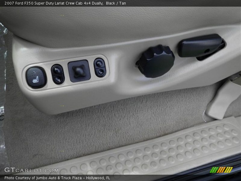 Black / Tan 2007 Ford F350 Super Duty Lariat Crew Cab 4x4 Dually