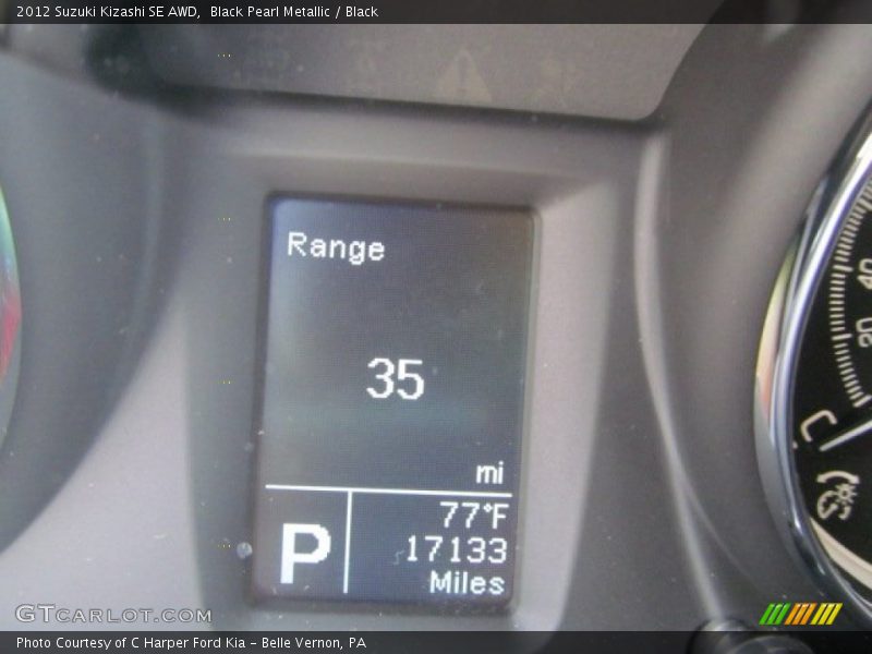 Black Pearl Metallic / Black 2012 Suzuki Kizashi SE AWD