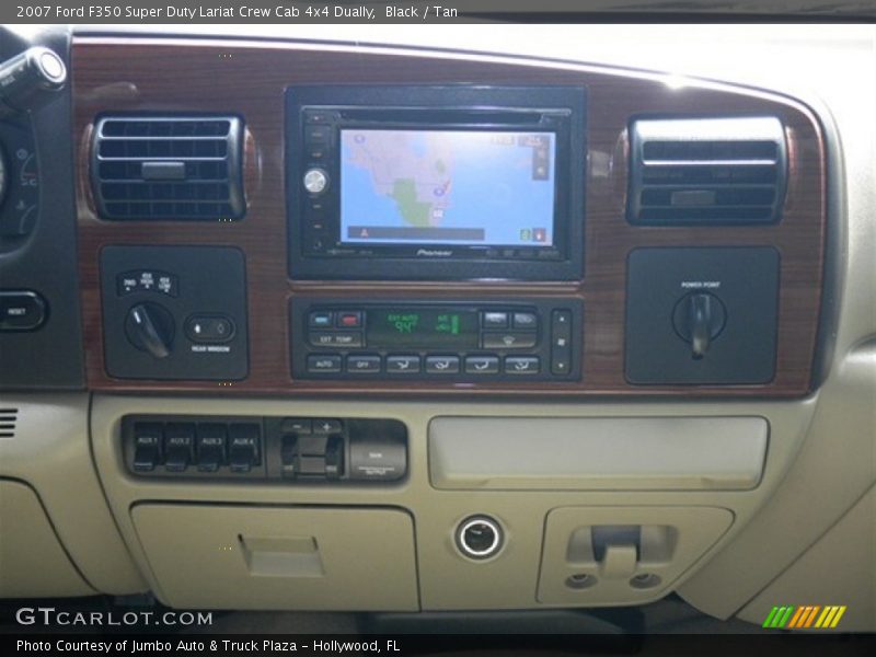 Black / Tan 2007 Ford F350 Super Duty Lariat Crew Cab 4x4 Dually