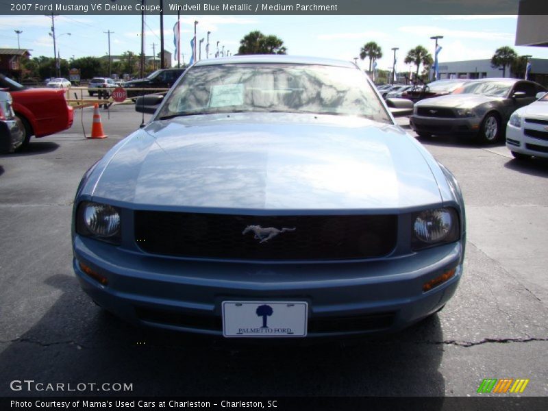 Windveil Blue Metallic / Medium Parchment 2007 Ford Mustang V6 Deluxe Coupe