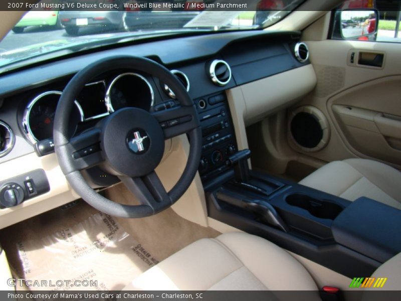Medium Parchment Interior - 2007 Mustang V6 Deluxe Coupe 
