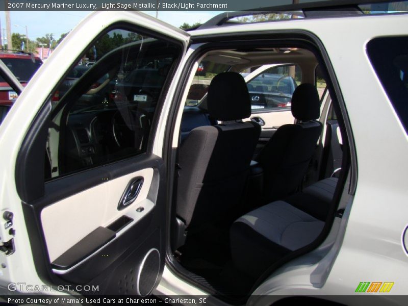 Light Sage Metallic / Black/Light Parchment 2007 Mercury Mariner Luxury