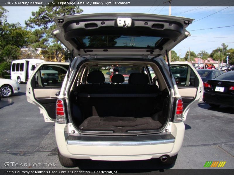 Light Sage Metallic / Black/Light Parchment 2007 Mercury Mariner Luxury