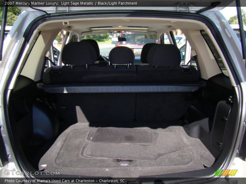 Light Sage Metallic / Black/Light Parchment 2007 Mercury Mariner Luxury