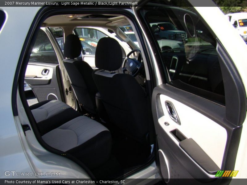 Light Sage Metallic / Black/Light Parchment 2007 Mercury Mariner Luxury