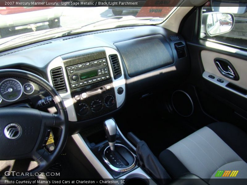 Light Sage Metallic / Black/Light Parchment 2007 Mercury Mariner Luxury