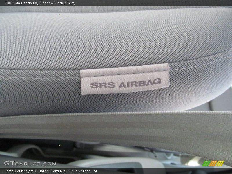 Shadow Black / Gray 2009 Kia Rondo LX