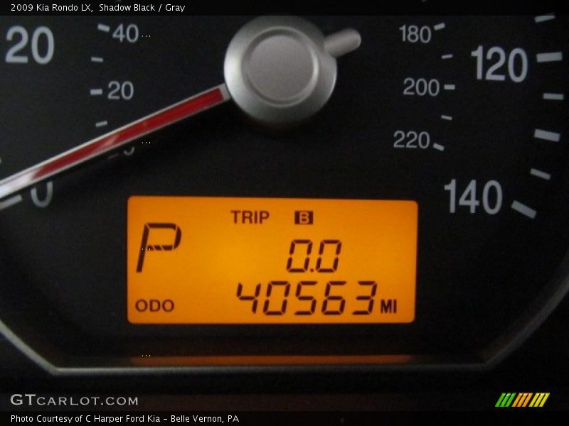 Shadow Black / Gray 2009 Kia Rondo LX
