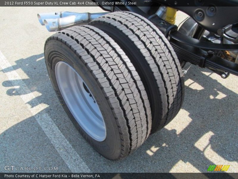 Oxford White / Steel 2012 Ford F550 Super Duty XL Crew Cab 4x4 Chassis