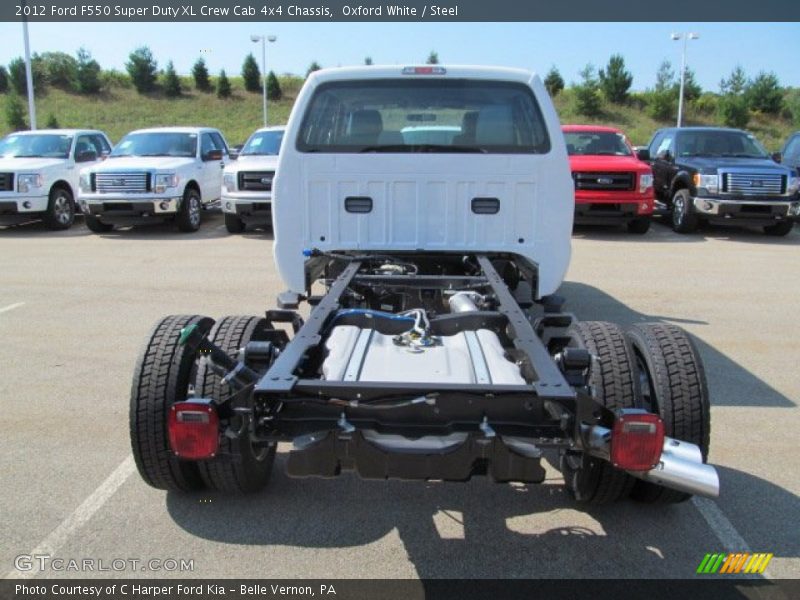 Undercarriage of 2012 F550 Super Duty XL Crew Cab 4x4 Chassis