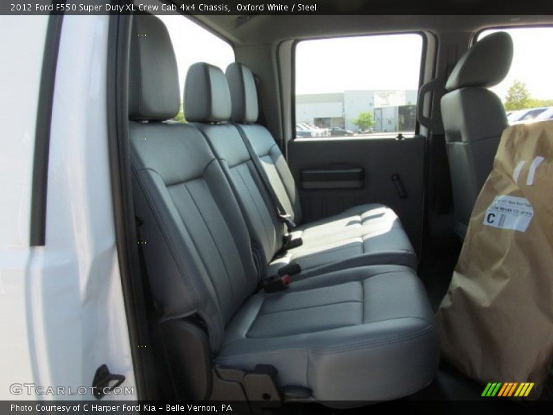  2012 F550 Super Duty XL Crew Cab 4x4 Chassis Steel Interior