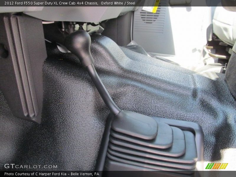 Oxford White / Steel 2012 Ford F550 Super Duty XL Crew Cab 4x4 Chassis