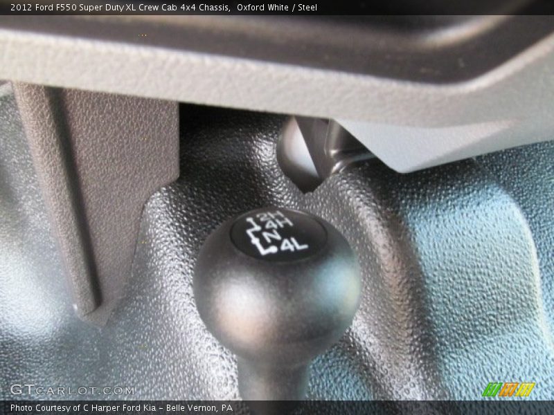 Oxford White / Steel 2012 Ford F550 Super Duty XL Crew Cab 4x4 Chassis