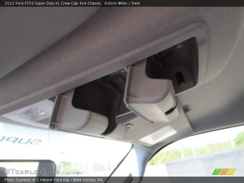 Oxford White / Steel 2012 Ford F550 Super Duty XL Crew Cab 4x4 Chassis