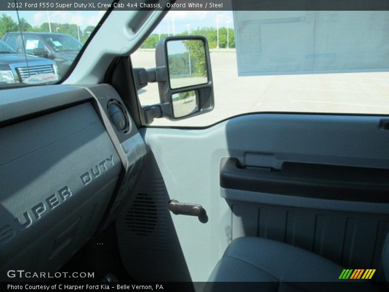 Oxford White / Steel 2012 Ford F550 Super Duty XL Crew Cab 4x4 Chassis