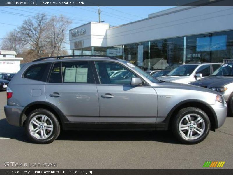 Silver Grey Metallic / Black 2006 BMW X3 3.0i