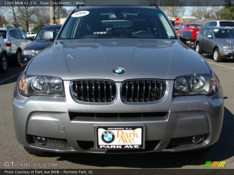 Silver Grey Metallic / Black 2006 BMW X3 3.0i