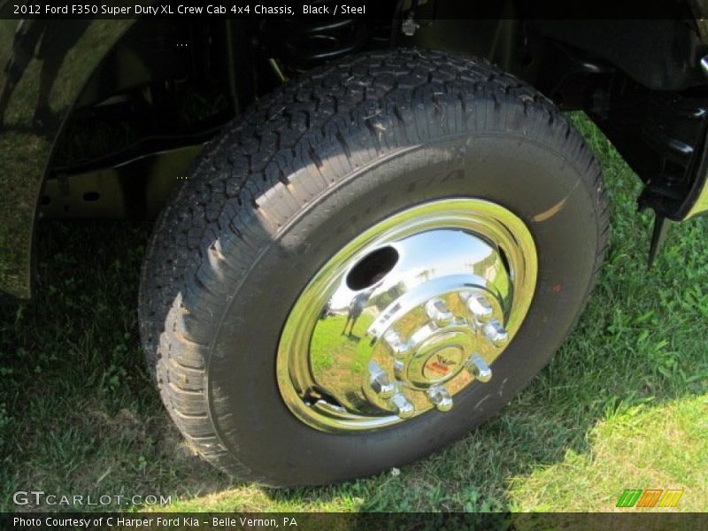 Black / Steel 2012 Ford F350 Super Duty XL Crew Cab 4x4 Chassis