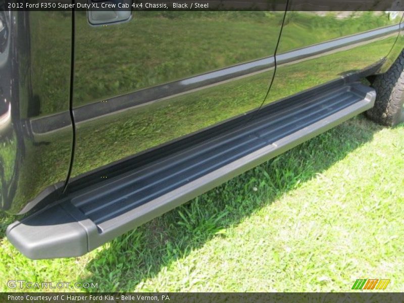 Black / Steel 2012 Ford F350 Super Duty XL Crew Cab 4x4 Chassis