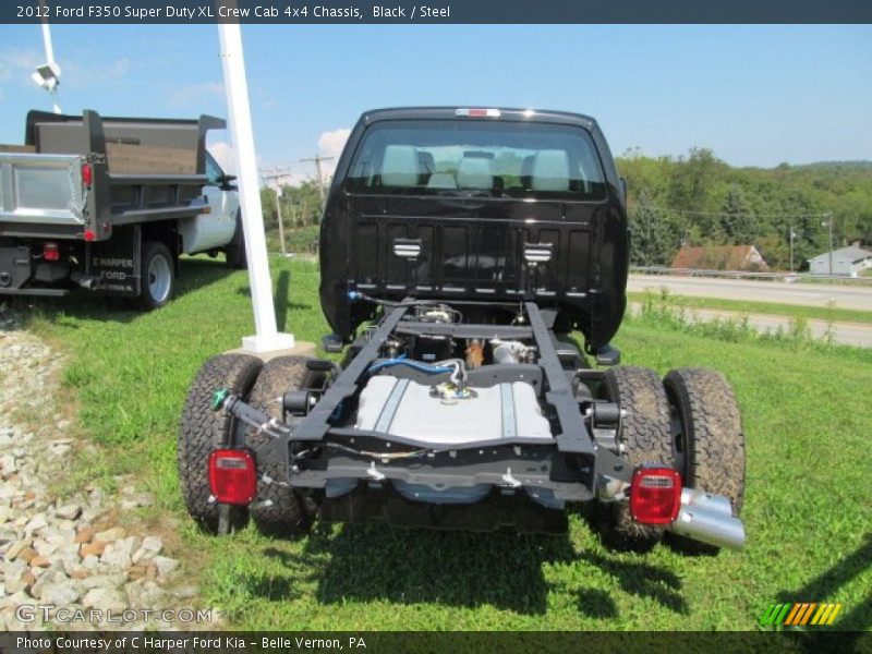Black / Steel 2012 Ford F350 Super Duty XL Crew Cab 4x4 Chassis