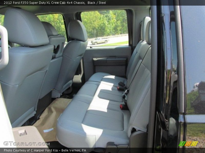 Rear Seat of 2012 F350 Super Duty XL Crew Cab 4x4 Chassis