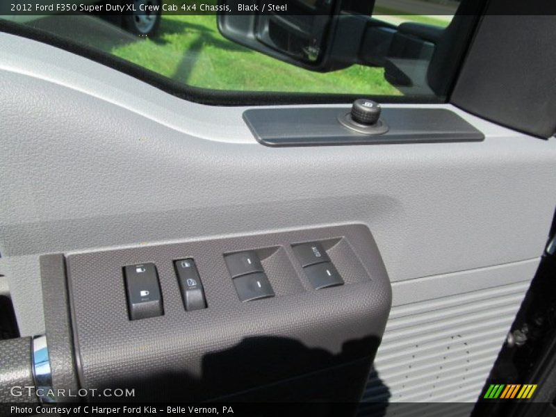 Black / Steel 2012 Ford F350 Super Duty XL Crew Cab 4x4 Chassis