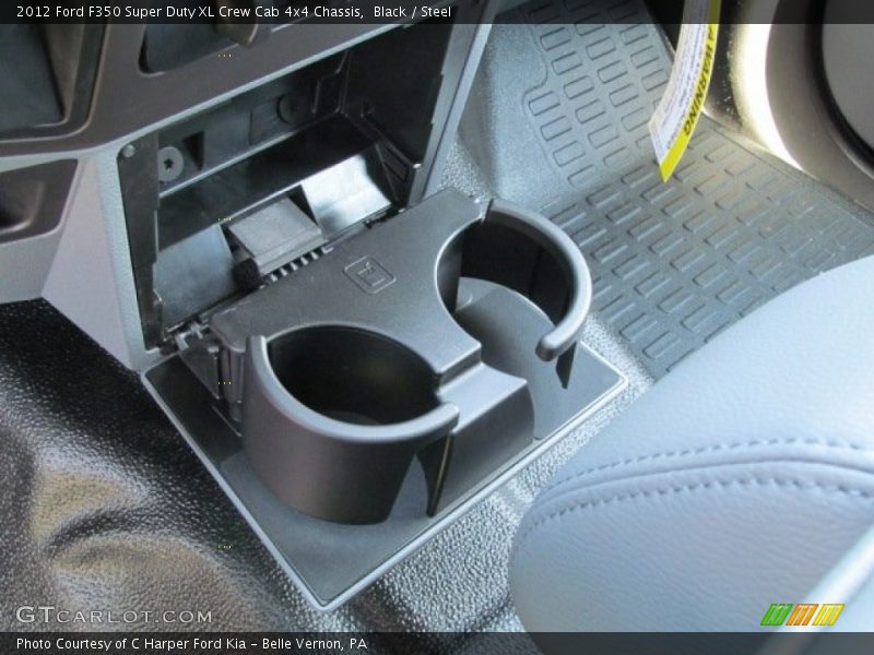 Black / Steel 2012 Ford F350 Super Duty XL Crew Cab 4x4 Chassis