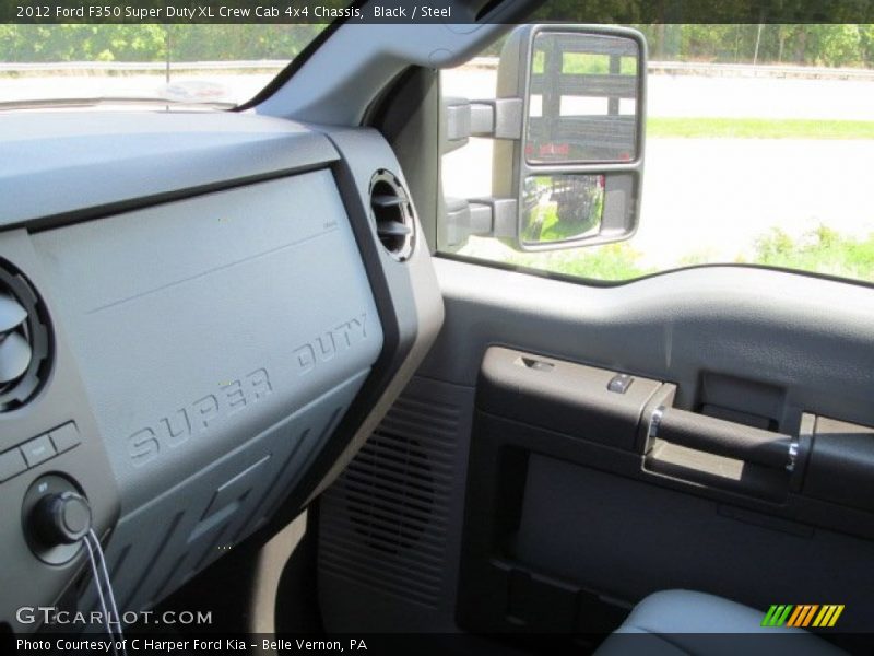 Black / Steel 2012 Ford F350 Super Duty XL Crew Cab 4x4 Chassis
