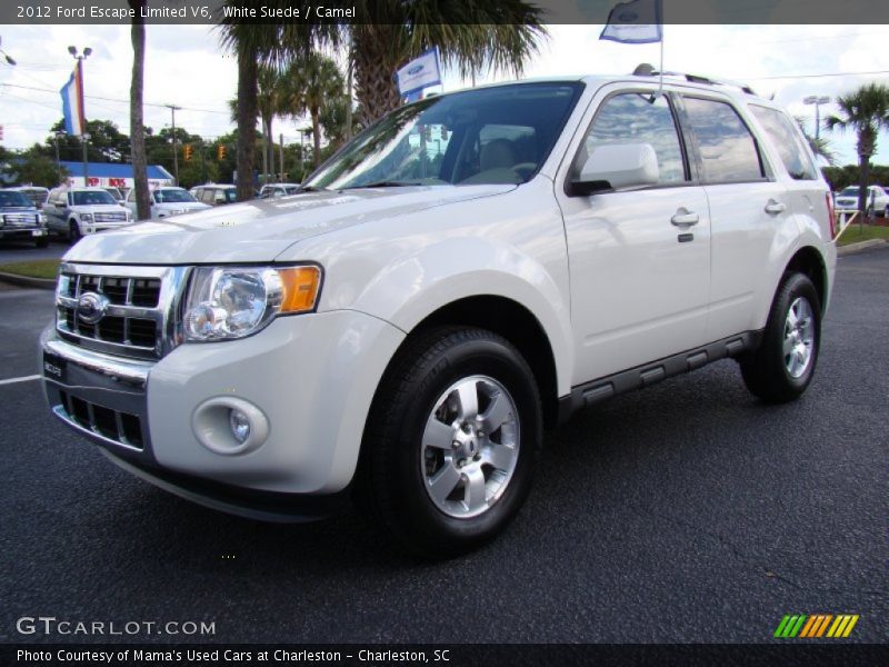 White Suede / Camel 2012 Ford Escape Limited V6