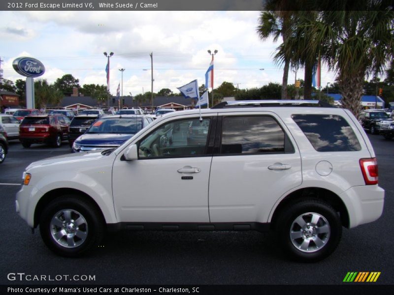 White Suede / Camel 2012 Ford Escape Limited V6