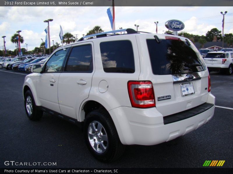 White Suede / Camel 2012 Ford Escape Limited V6