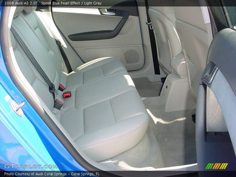 Sprint Blue Pearl Effect / Light Gray 2008 Audi A3 2.0T