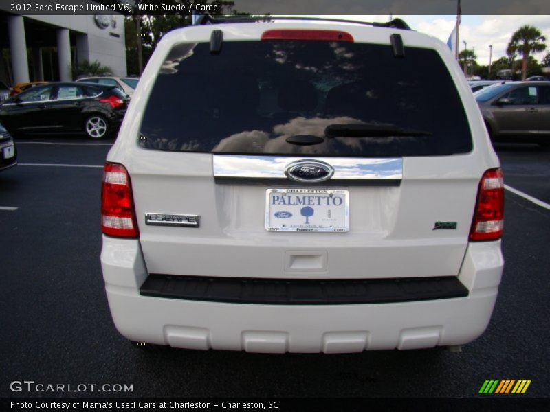 White Suede / Camel 2012 Ford Escape Limited V6