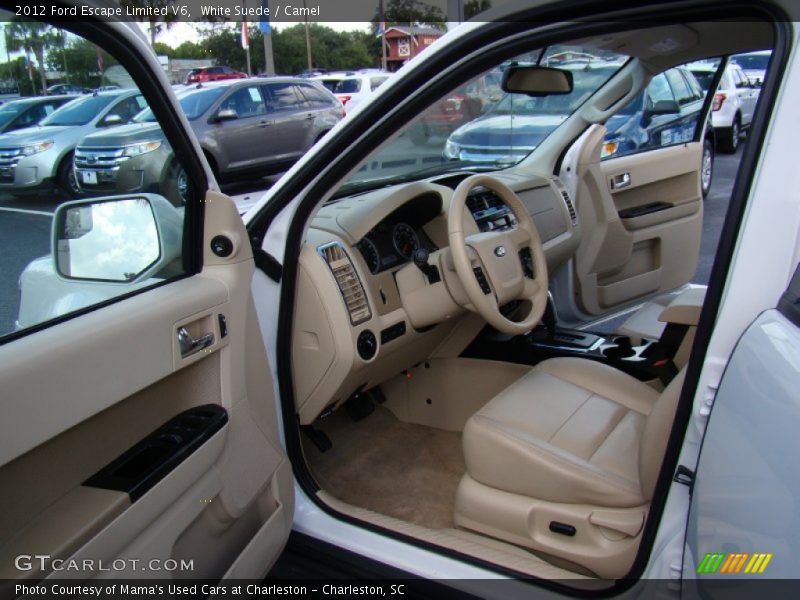 White Suede / Camel 2012 Ford Escape Limited V6