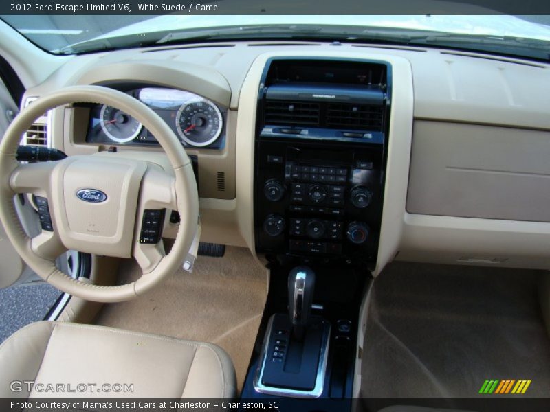 White Suede / Camel 2012 Ford Escape Limited V6