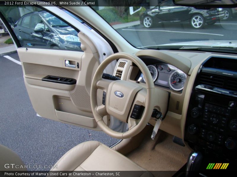 White Suede / Camel 2012 Ford Escape Limited V6