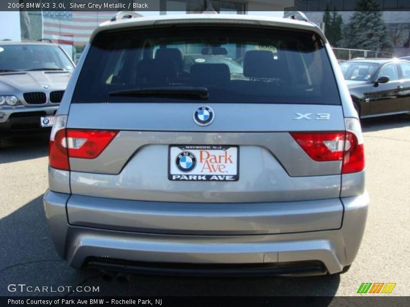 Silver Grey Metallic / Black 2006 BMW X3 3.0i
