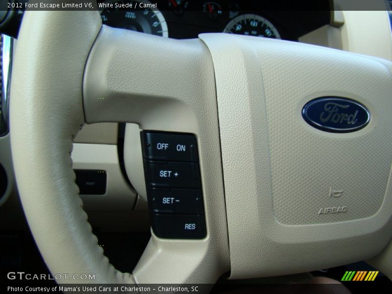 White Suede / Camel 2012 Ford Escape Limited V6