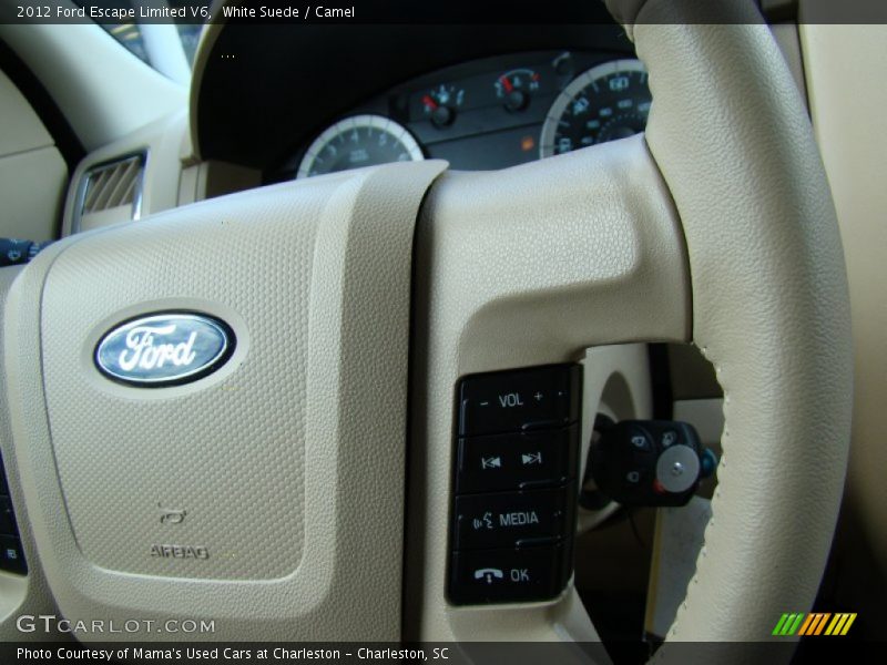 White Suede / Camel 2012 Ford Escape Limited V6