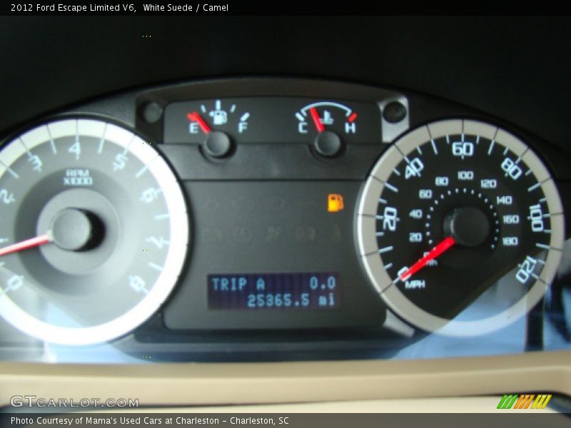 White Suede / Camel 2012 Ford Escape Limited V6