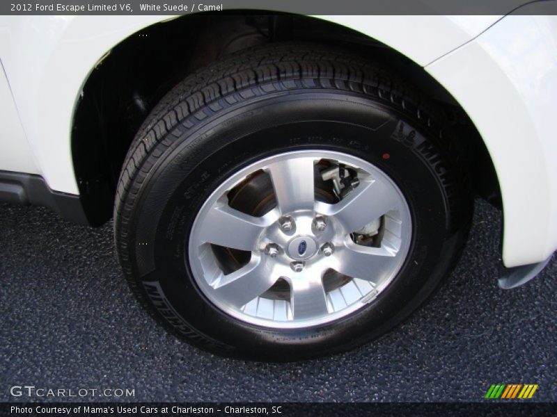 White Suede / Camel 2012 Ford Escape Limited V6