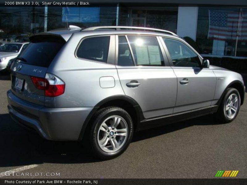 Silver Grey Metallic / Black 2006 BMW X3 3.0i