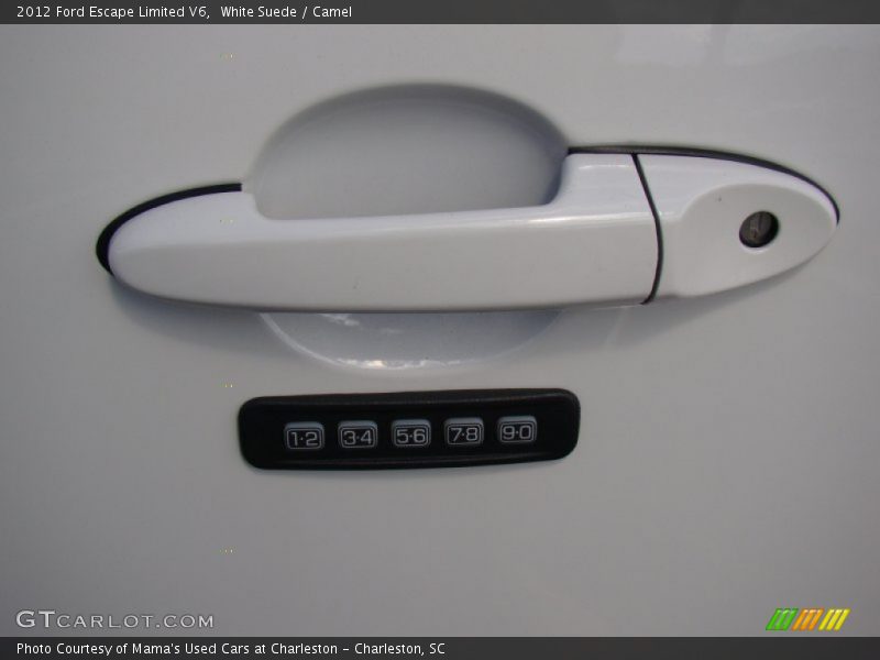 White Suede / Camel 2012 Ford Escape Limited V6