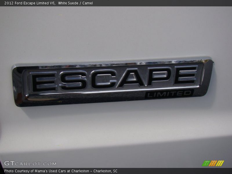 White Suede / Camel 2012 Ford Escape Limited V6