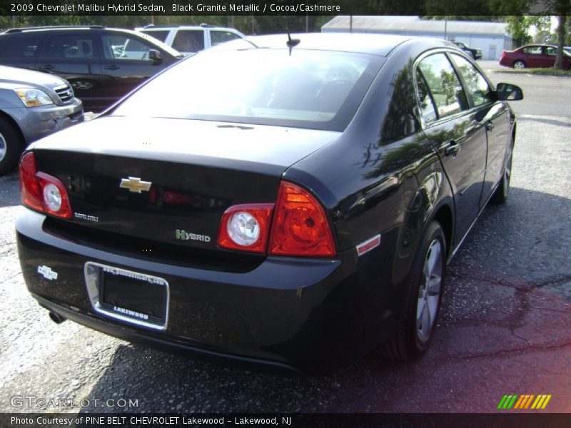 Black Granite Metallic / Cocoa/Cashmere 2009 Chevrolet Malibu Hybrid Sedan