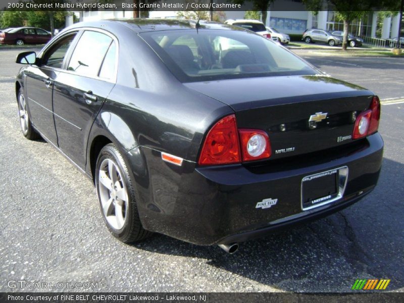 Black Granite Metallic / Cocoa/Cashmere 2009 Chevrolet Malibu Hybrid Sedan