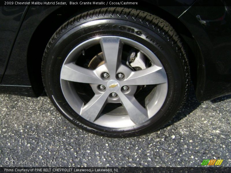 Black Granite Metallic / Cocoa/Cashmere 2009 Chevrolet Malibu Hybrid Sedan