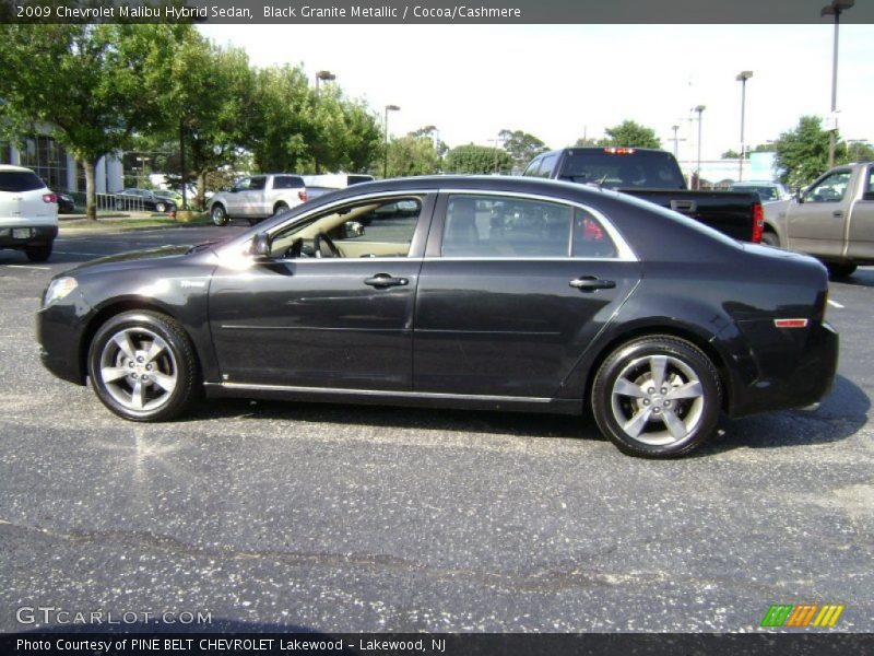 Black Granite Metallic / Cocoa/Cashmere 2009 Chevrolet Malibu Hybrid Sedan